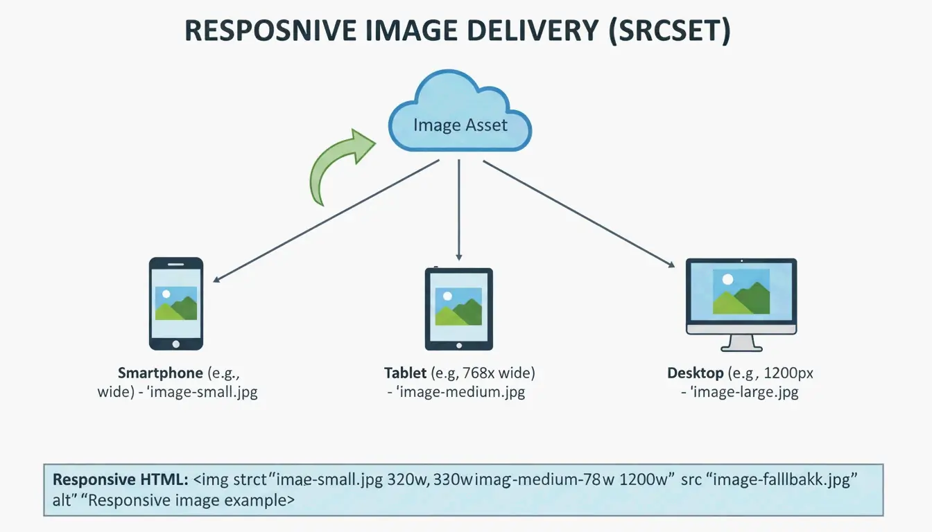 Responsive Bildauslieferung: unterschiedliche Größen an unterschiedliche Geräte