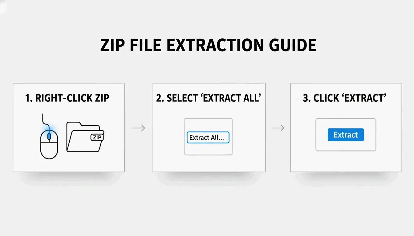 Standard-Extraktions-Workflow von Windows in 3 Schritten
